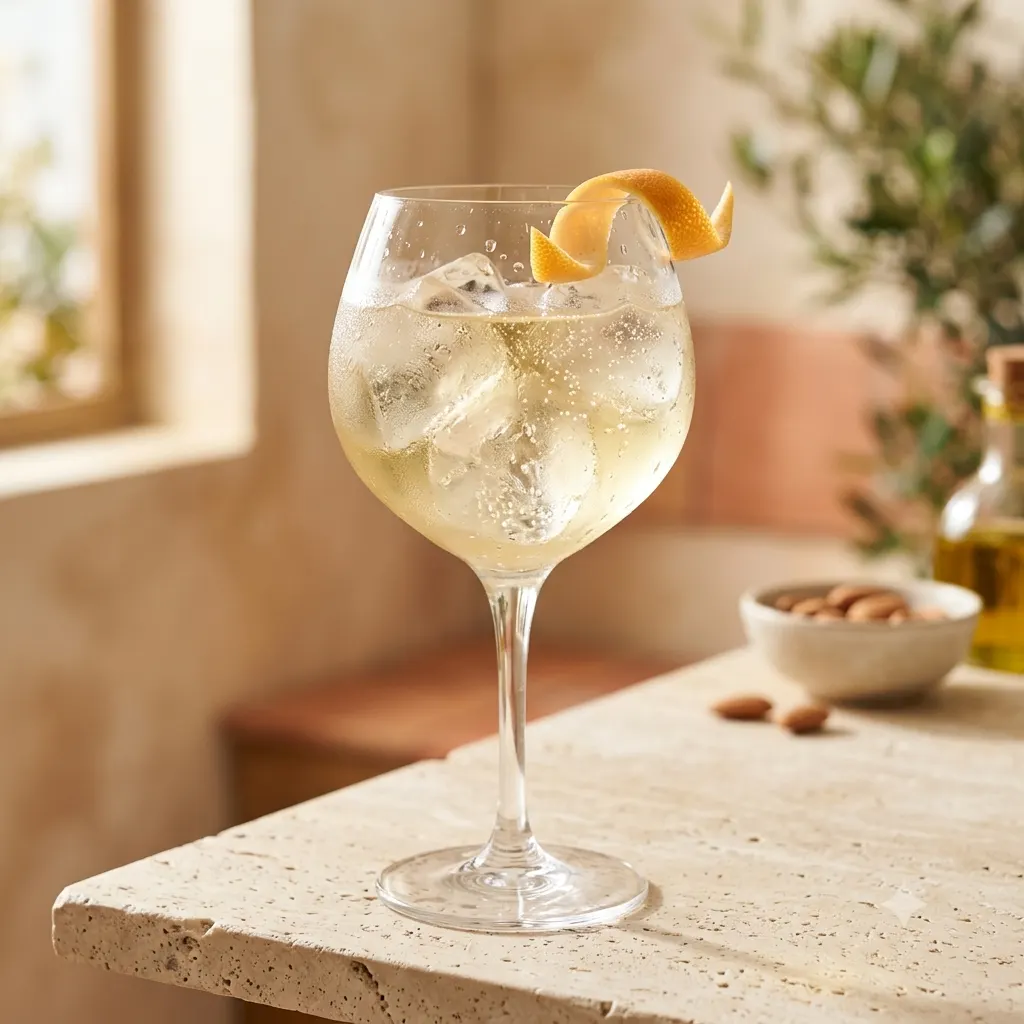 Photo du cocktail White Negroni Spritz, L'audace 2026 : la version pétillante du Negroni blanc, gentiane + gin, pour amateurs d'amer fin.